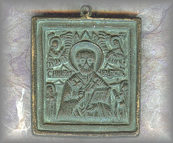 METAL ICON: St Nicholas